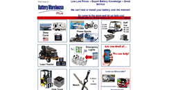 Desktop Screenshot of batterywarehouseplus.com